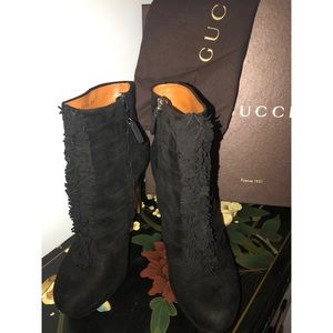 💀✨BRAND NEW GUCCI BLACK STILETTO BOOTS